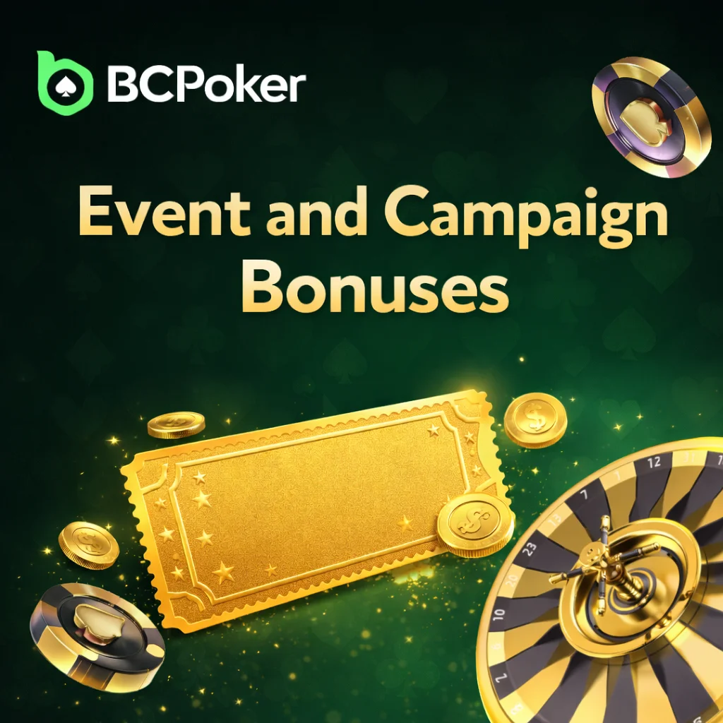 BC Poker tournament bonuses