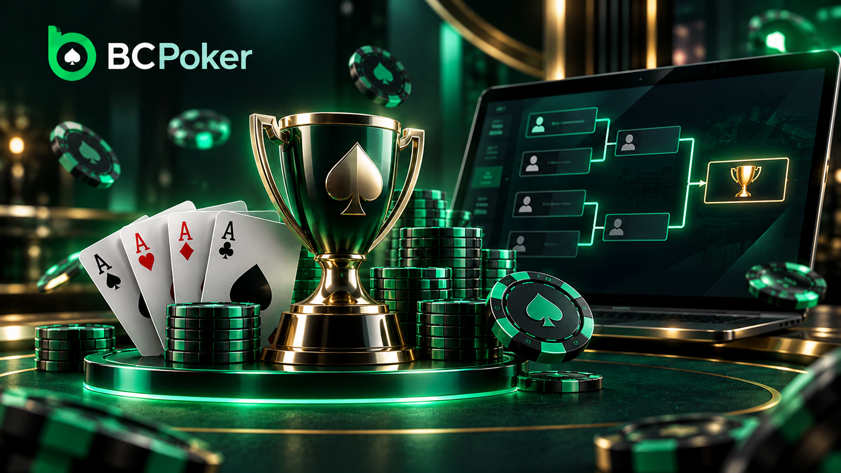 BCPoker tournament lobby Hold'em Omaha events